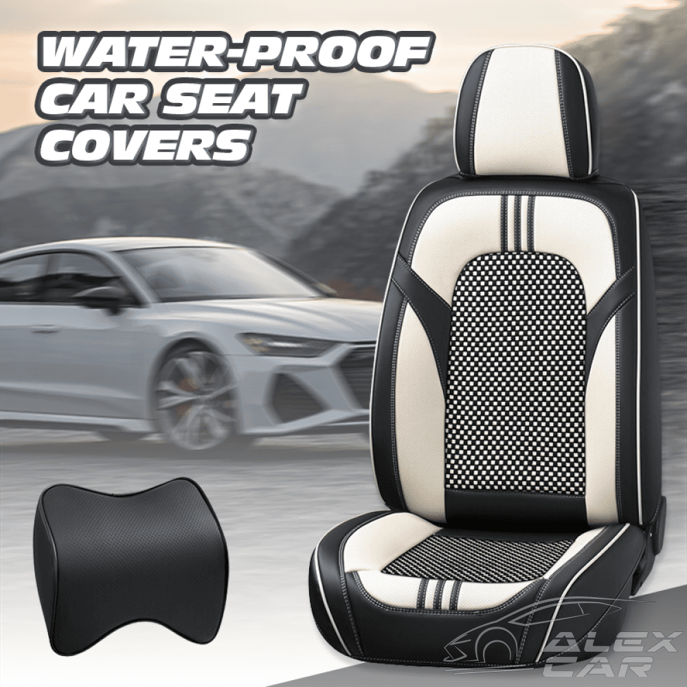 Alexcar James 2024 Full Set Universal Breathable Waterproof Vehicle Leather Cover for Cars, SUV